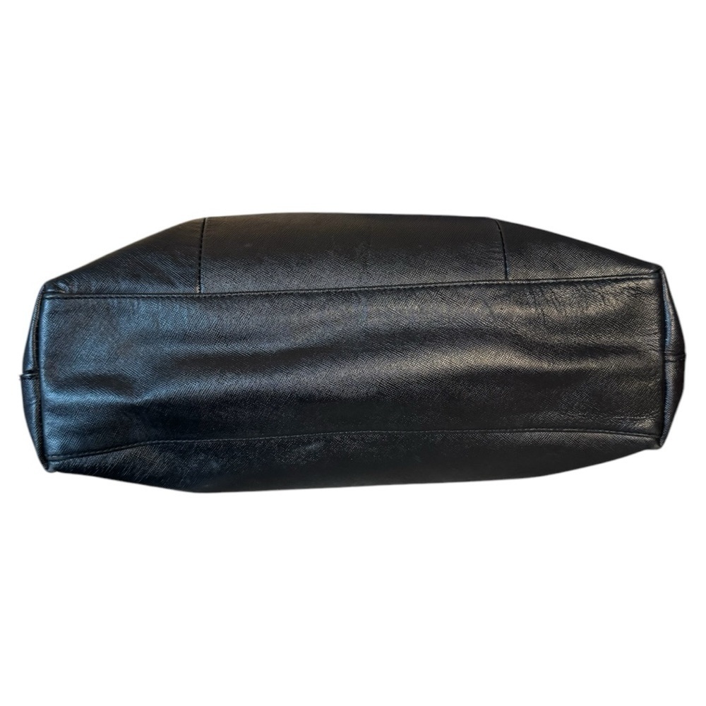 Cynthia Rowley Black Leather Versatile Handbag - Picture 6 of 11